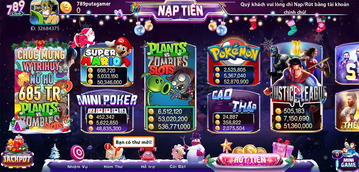 Minigames tại Tải 789club là thể loại dành riêng cho những người chơi bận rộn muốn đánh nhanh và thắng lớn