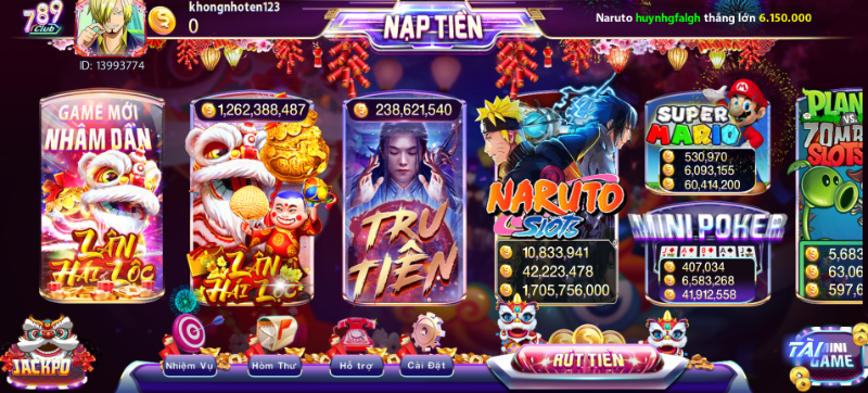 789club địa chỉ chơi game hấp dẫn hiện nay